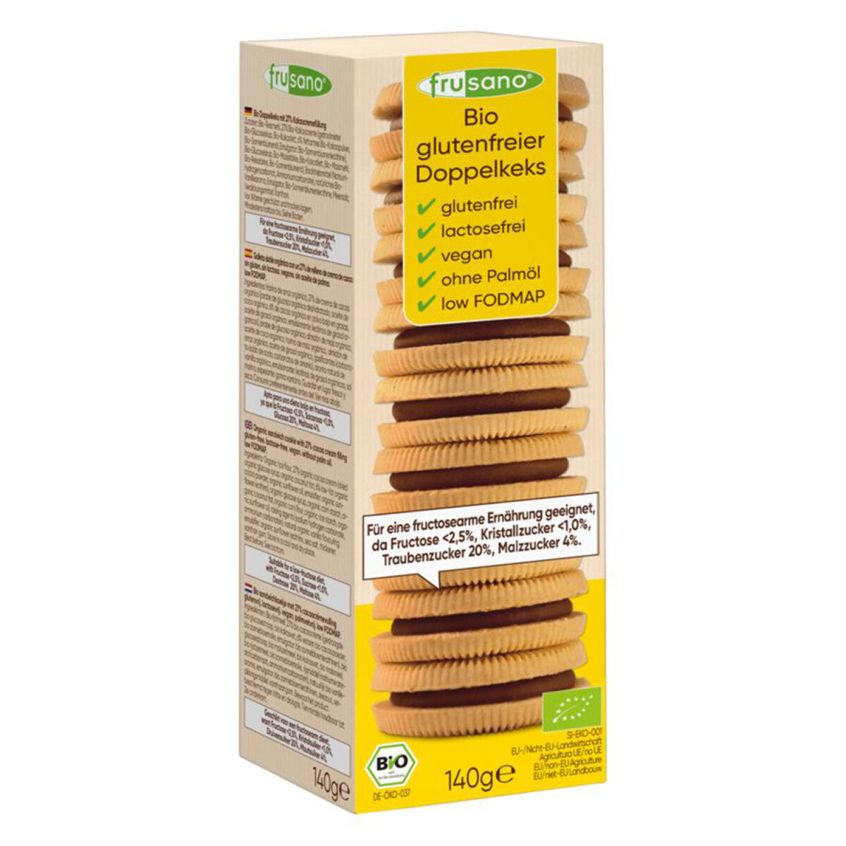 FRUSANO Glutenfreier Doppelkeks - 140 g