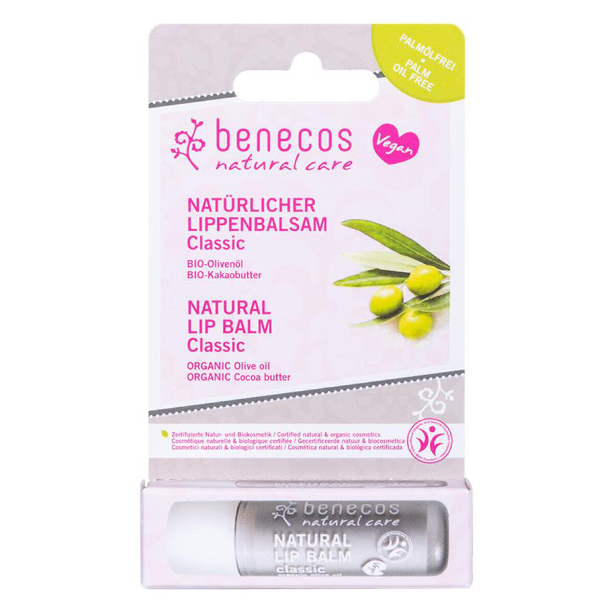 BENECOS Lip Balm classic - 4,7 g