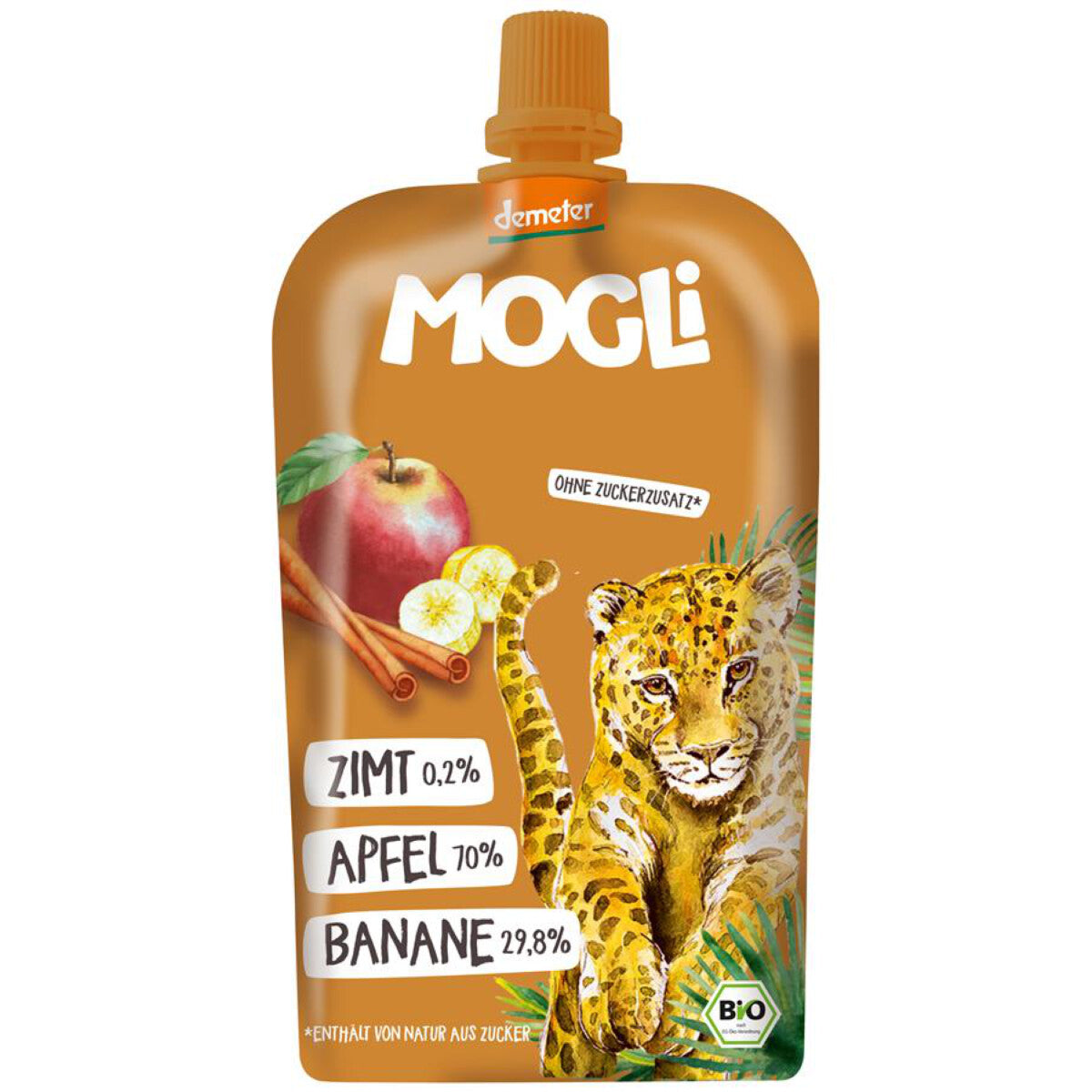 MOGLI Quetschi Zimt-Apfel  - 120 g