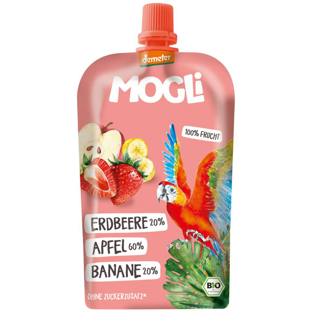 MOGLI Quetschi Erdbeere - 120 g