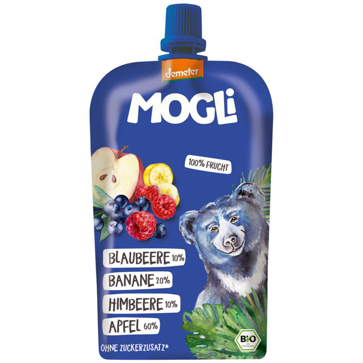 MOGLI Quetschi Blaubeere-Banane - 120 g