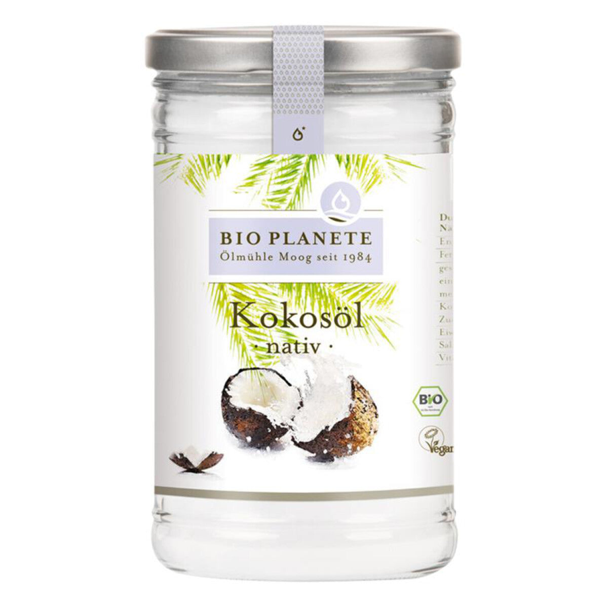 BIO PLANETE Kokosöl nativ - 950 ml