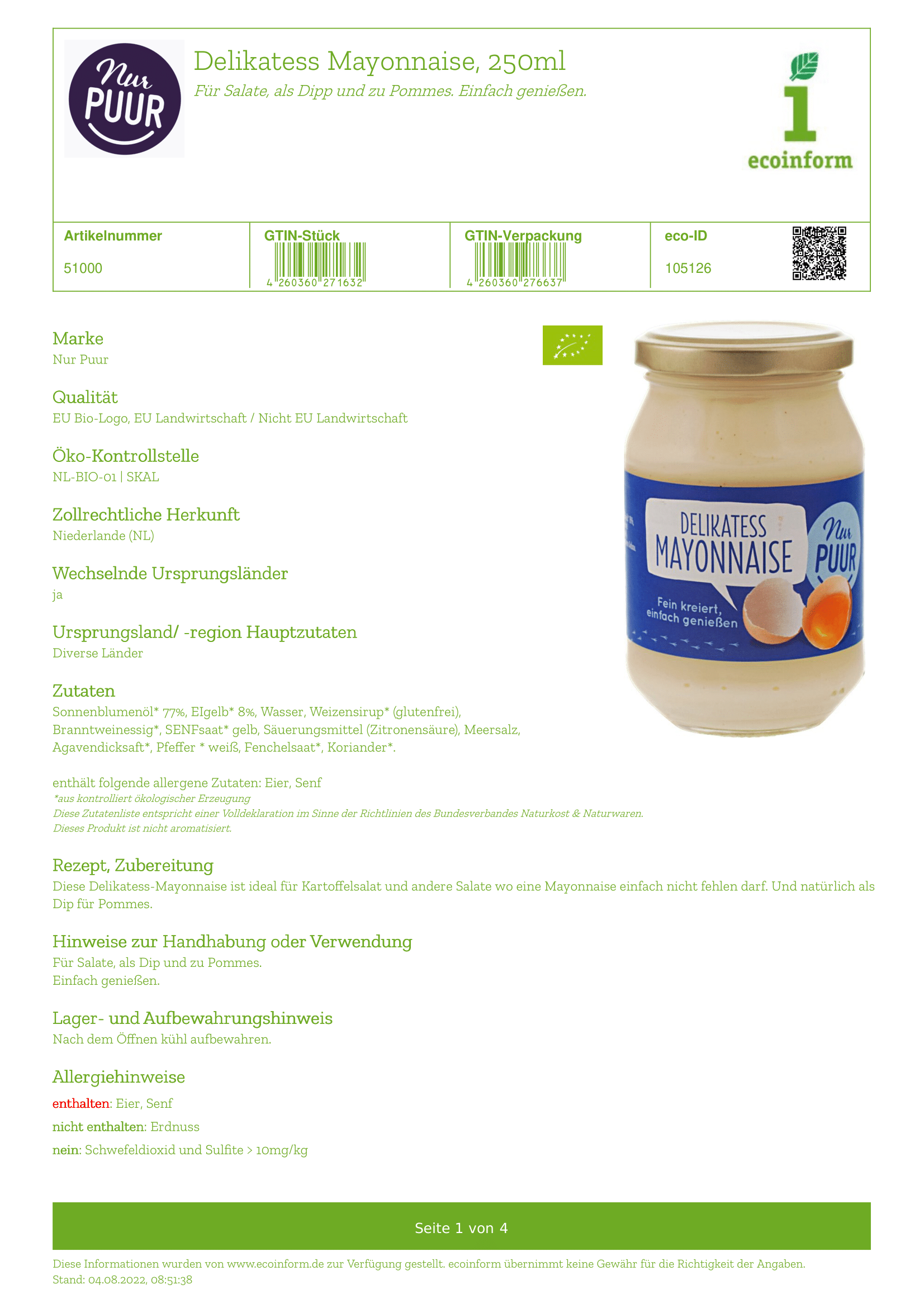 Delikatess Mayonnaise