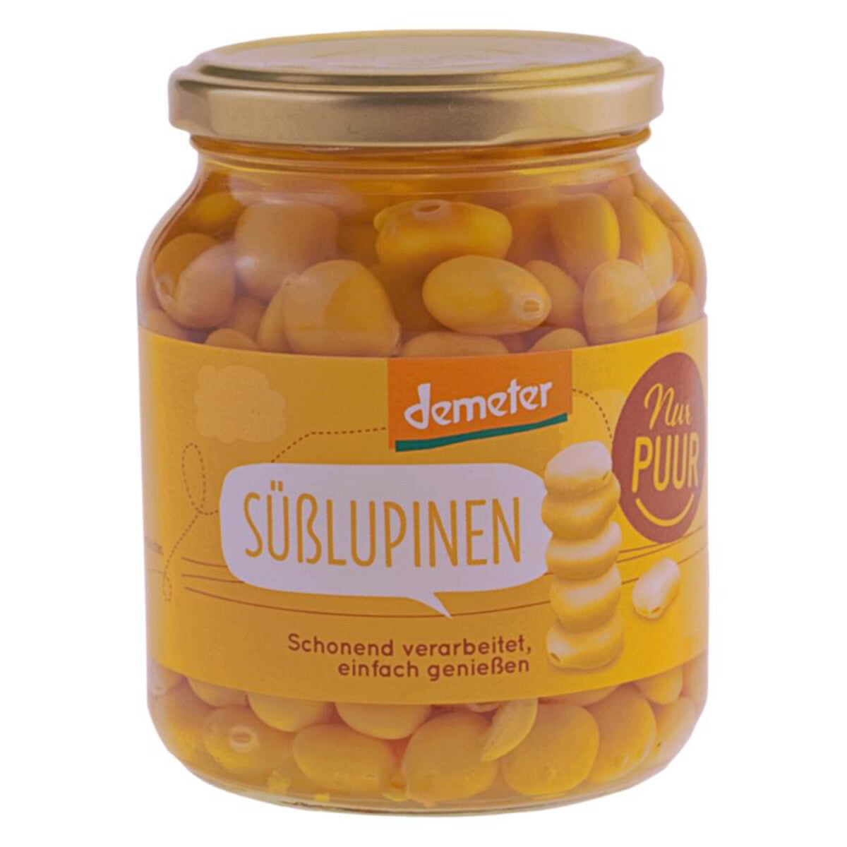 NUR PUUR Süßlupinen - 340 g