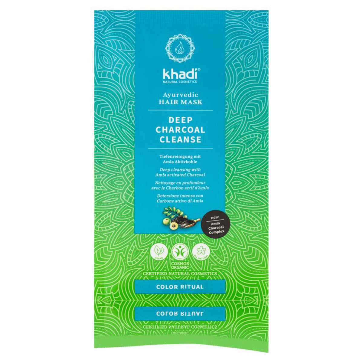 KHADI Haarmaske Detox Deep Charcoal - 50 g