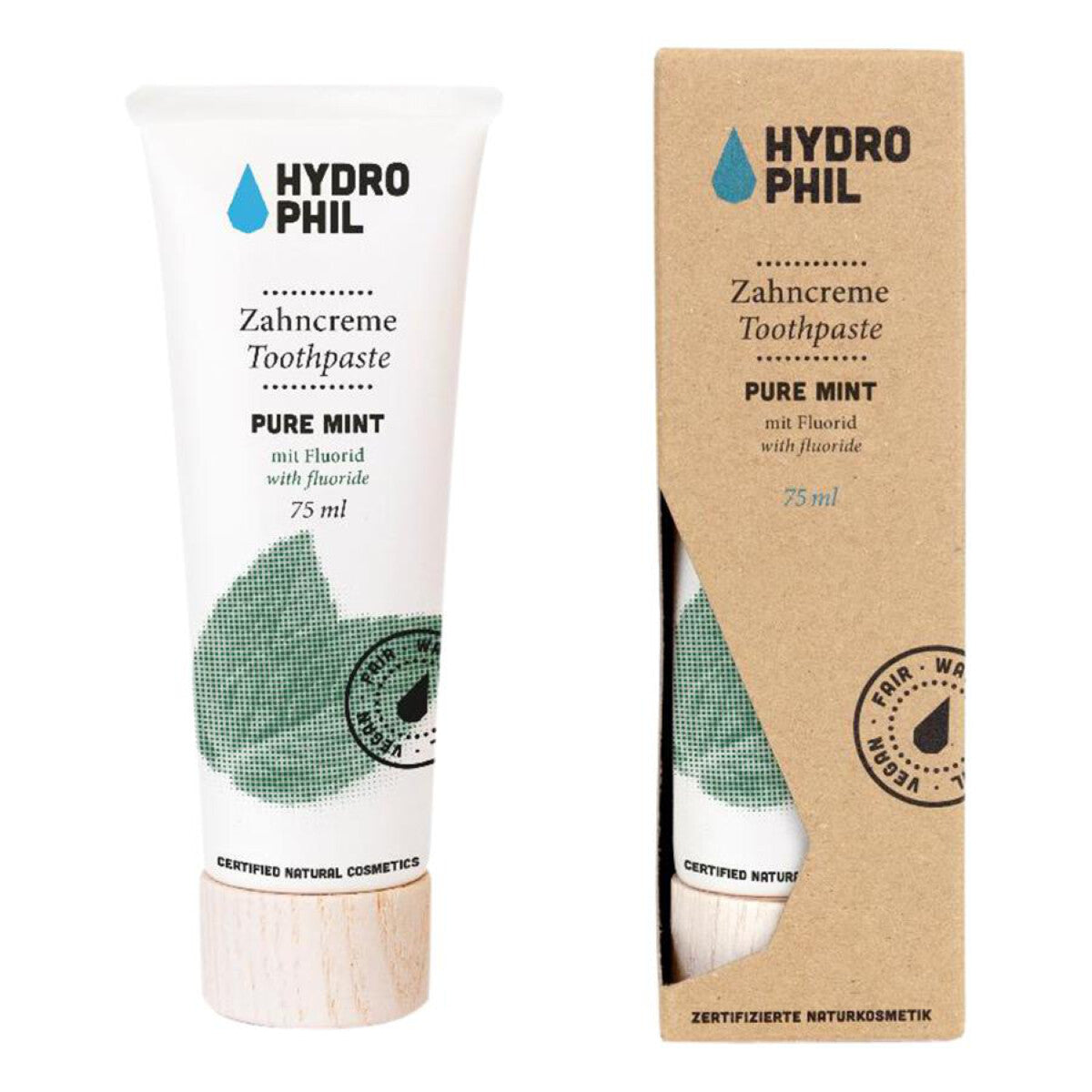 HYDROPHIL Zahncreme pure mint - 75 ml