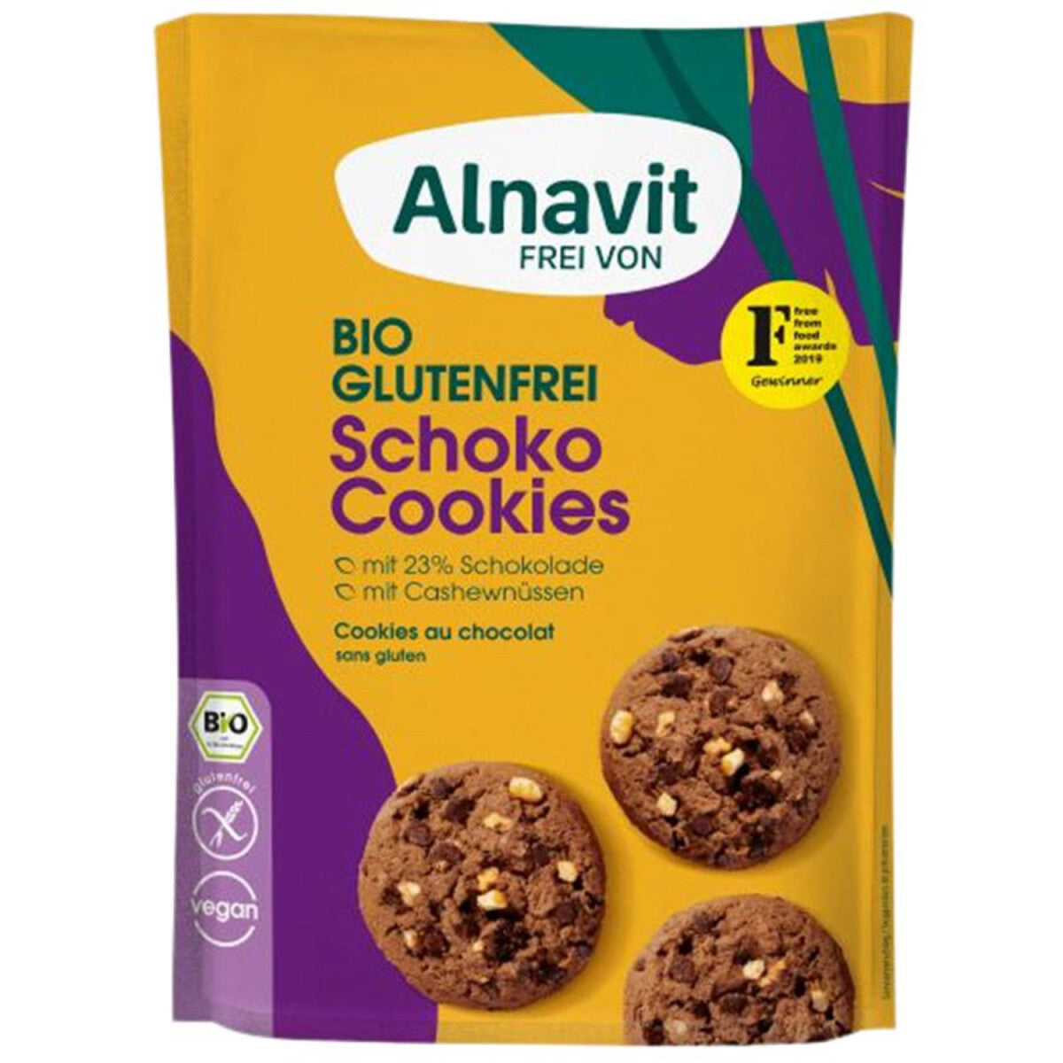 ALNAVIT Schoko Cookies - 125 g