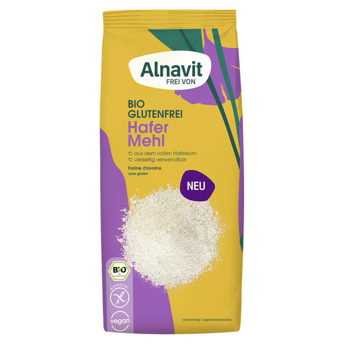 ALNAVIT Hafer Mehl - 500 g