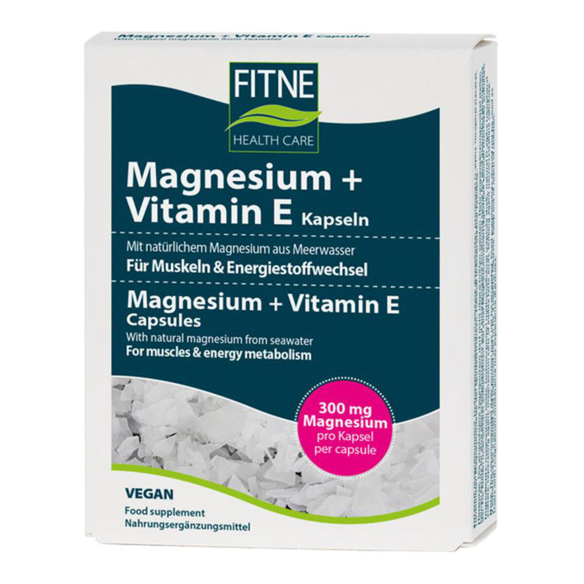 FITNE Magnesium + Vitamin E Kapseln - 40 g