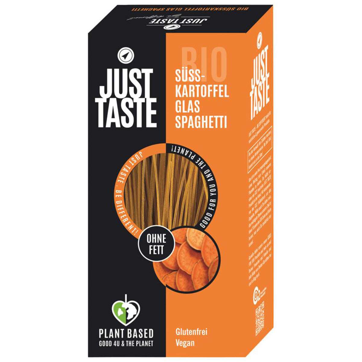 JUST TASTE Süßkartoffel Glas Spaghetti - 250 g
