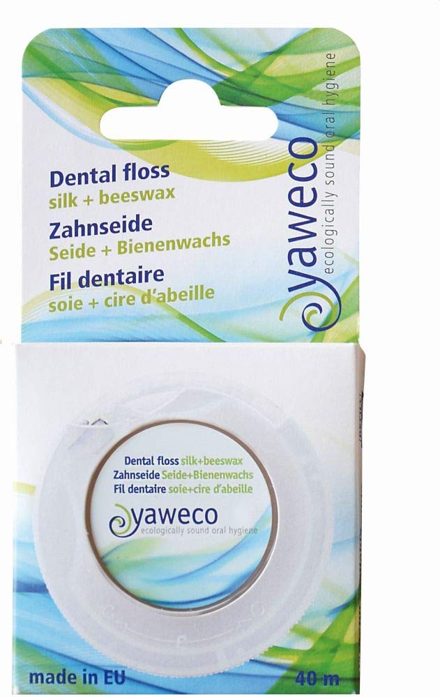 YAWECO Zahnseide aus Seide & Bienenwachs - 40 m (1 Pkg.)