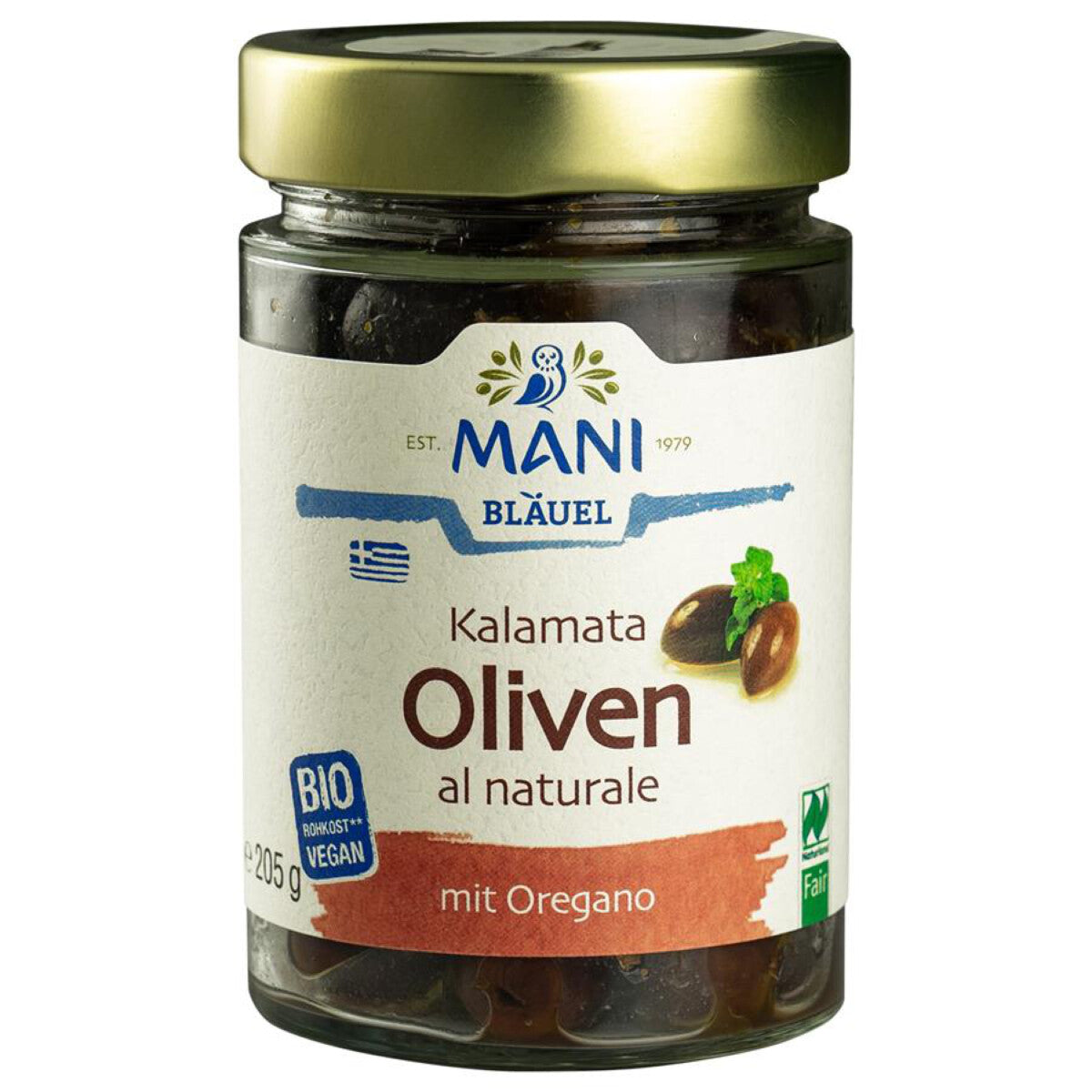 MANI BLÄUEL Kalamata Oliven al naturale - 205 g