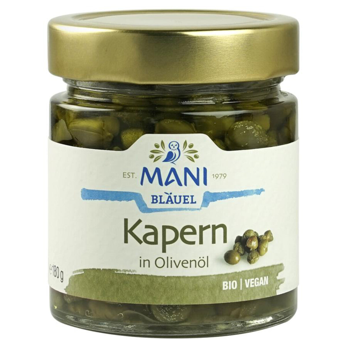MANI BLÄUEL Kapern in Olivenöl - 180 g