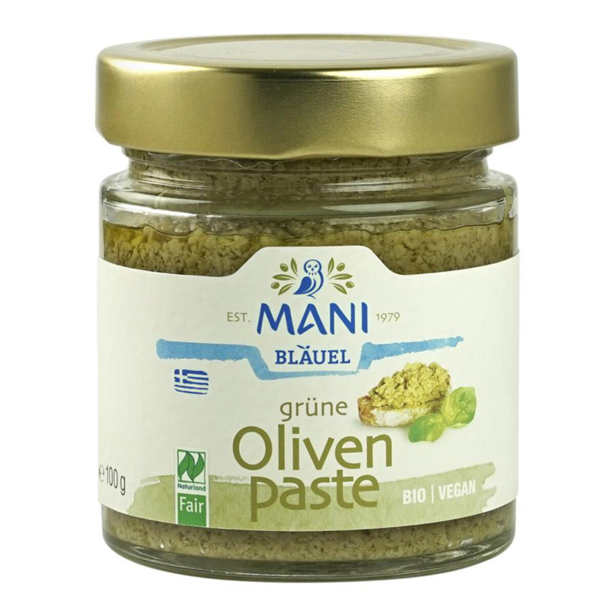 MANI BLÄUEL Grüne Olivenpaste - 180 g