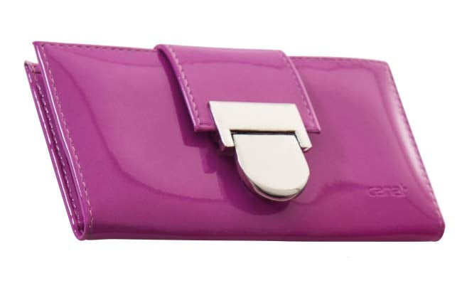 CANAL Unbestücktes Manikür-Etui aus Lackleder - pink