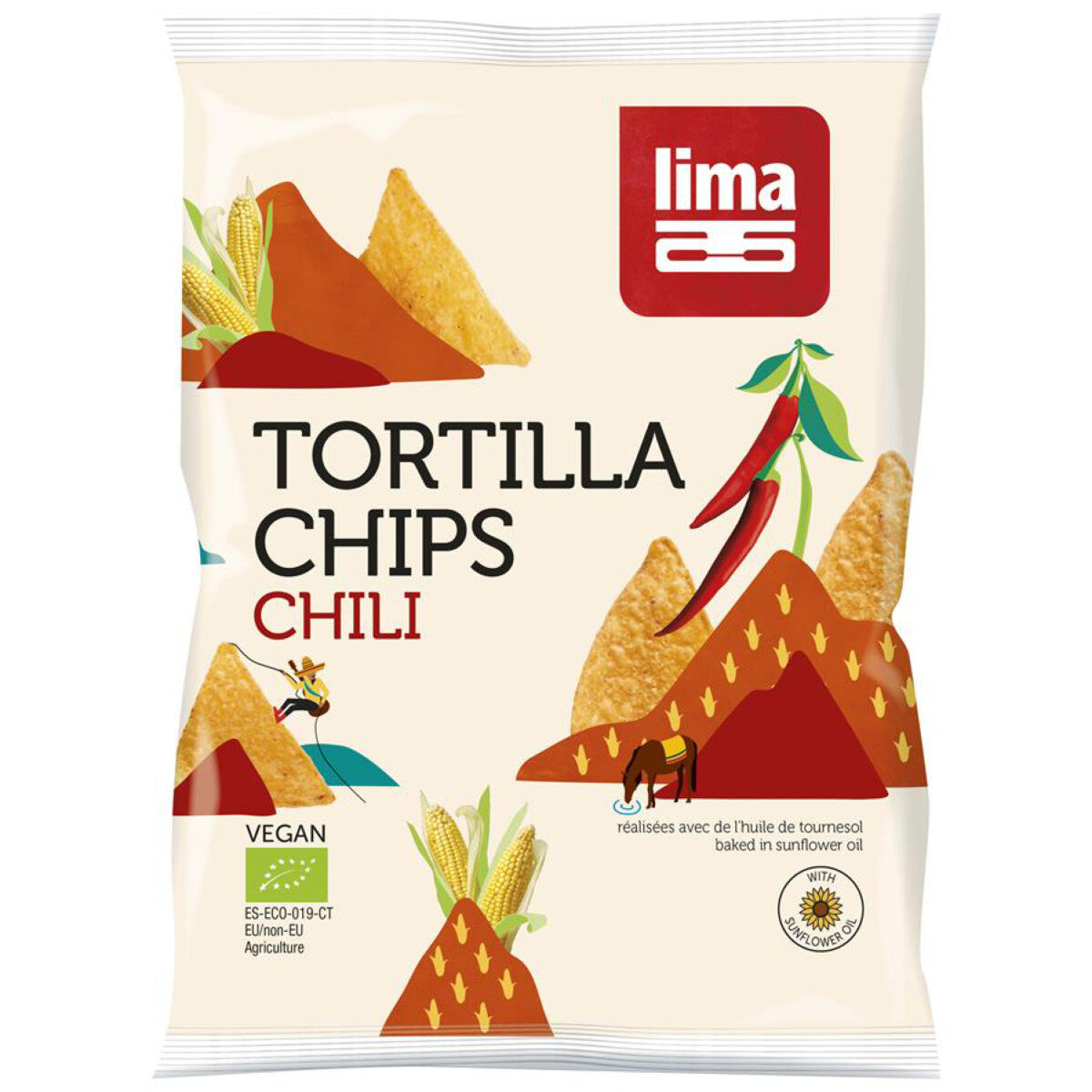 LIMA Tortilla Chips Chili - 90 g