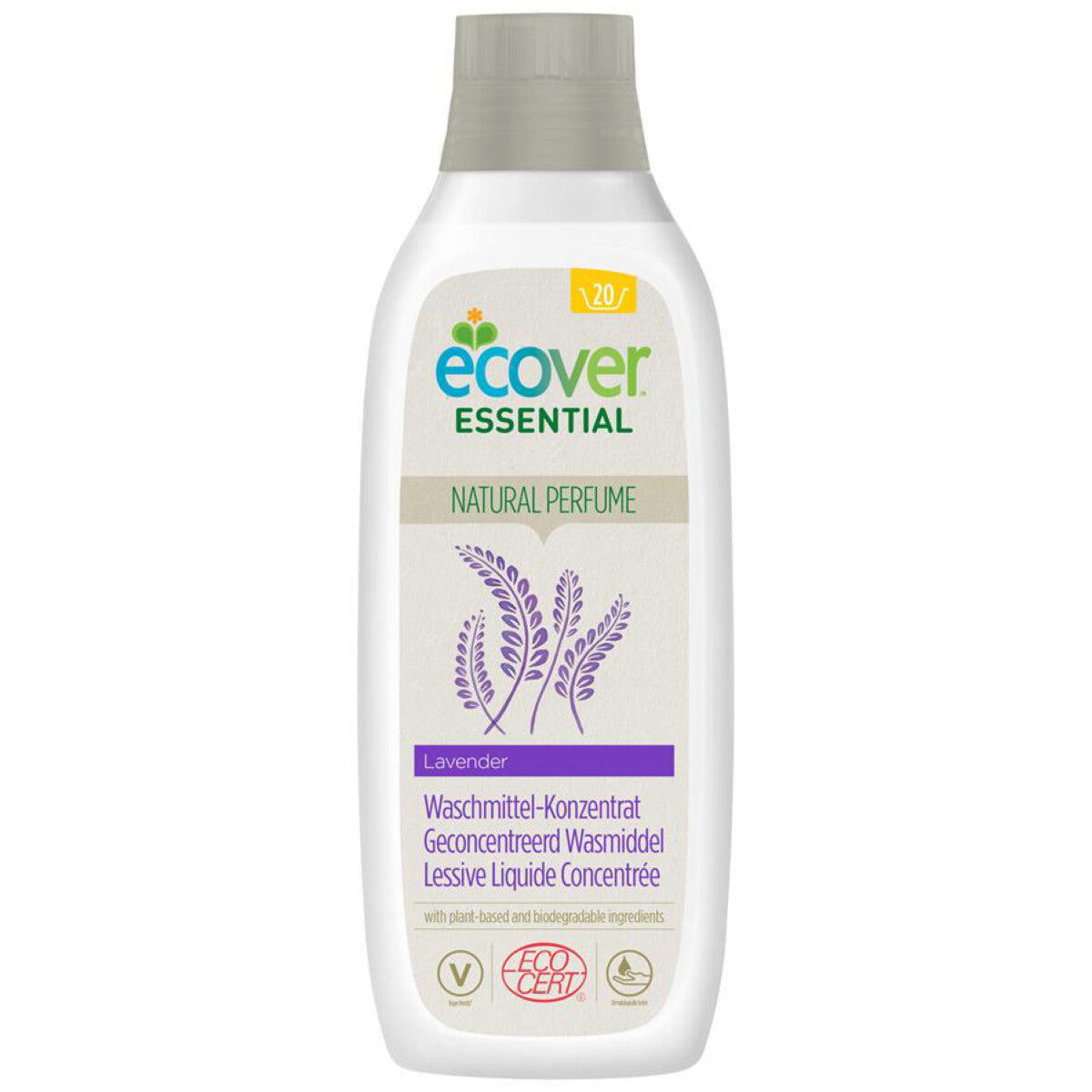 ECOVER ESSENTIAL Flüssigwaschmittel Lavendel - 1 l