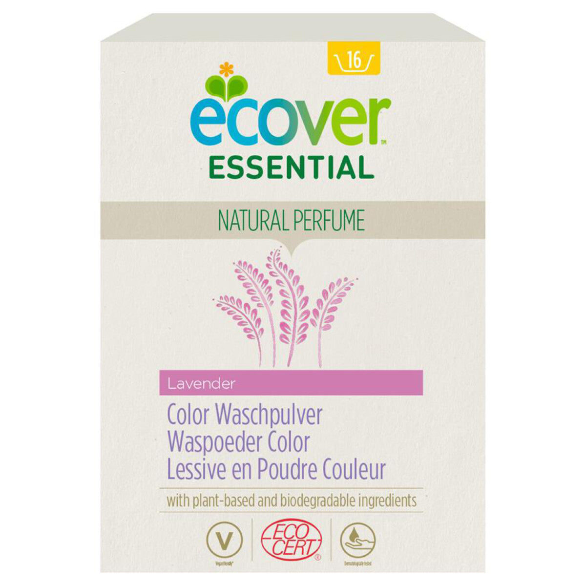 ECOVER ESSENTIAL Color Waschpulver Lavendel - 1,2 kg