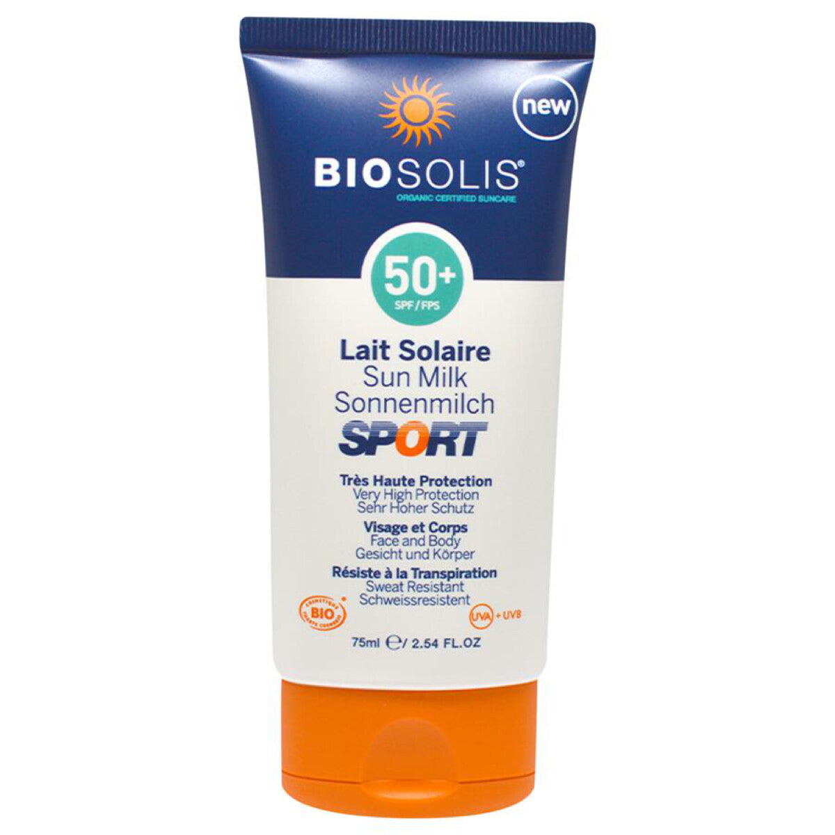 BIOSOLIS Sonnenmilch Sport LSF 50 - 75 ml