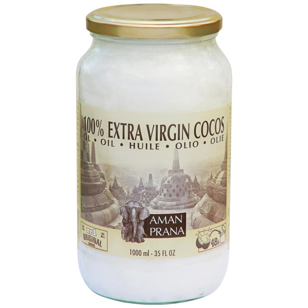 AMANPRANA Kokosöl extra virgin - 1 l