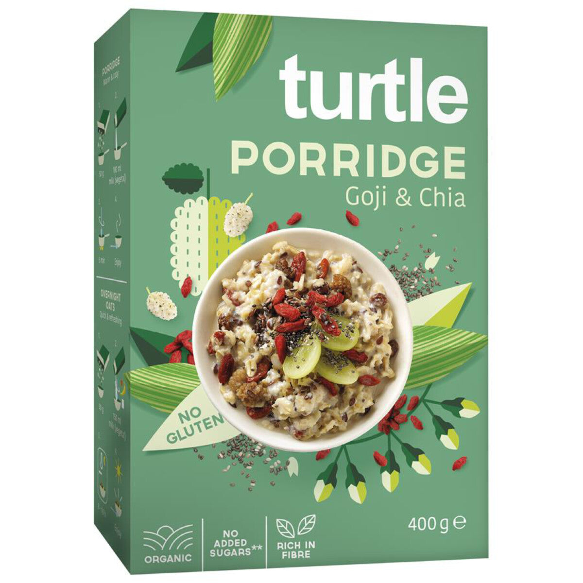 TURTLE Porridge Goji & Chia - 400 g