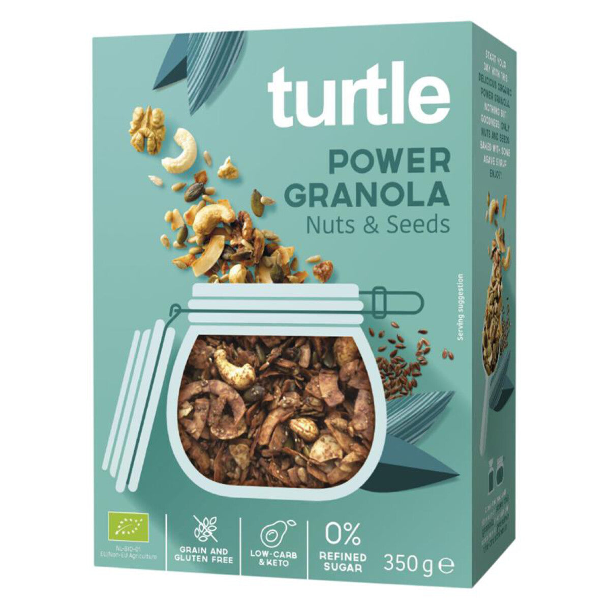 TURTLE Power Granola Nüsse + Saaten - 350 g