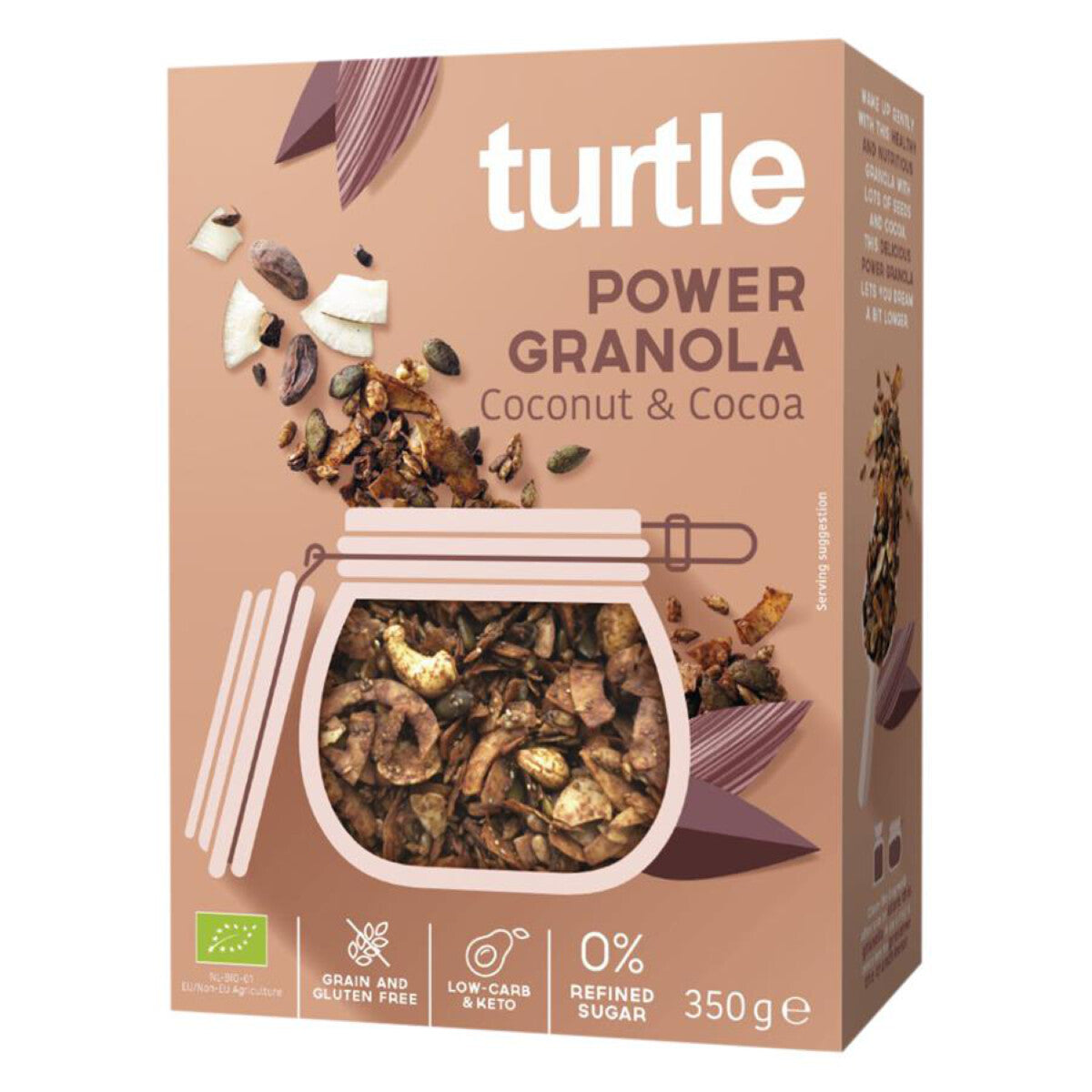 TURTLE Power Granola Coconut + Cocoa - 350 g