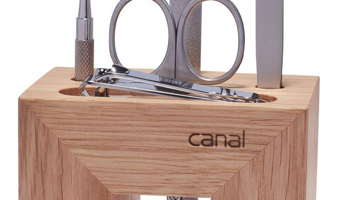 CANAL Manikür-Set "Eiche" -  5-teilig
