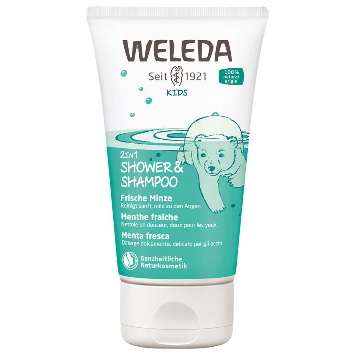 WELEDA Kids 2in1 Shower & Shampoo Minze - 150 ml