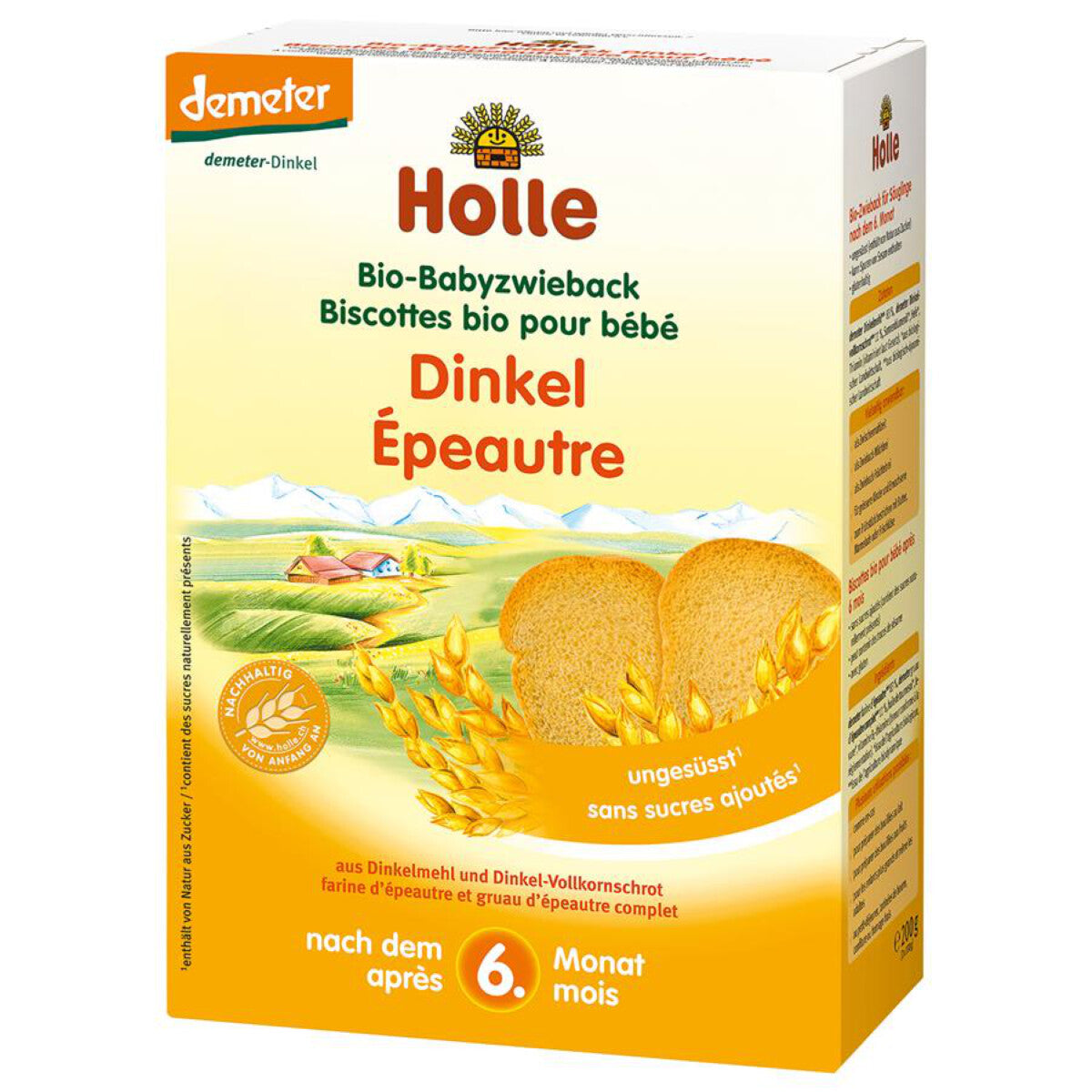 HOLLE Babyzwieback Dinkel - 200 g