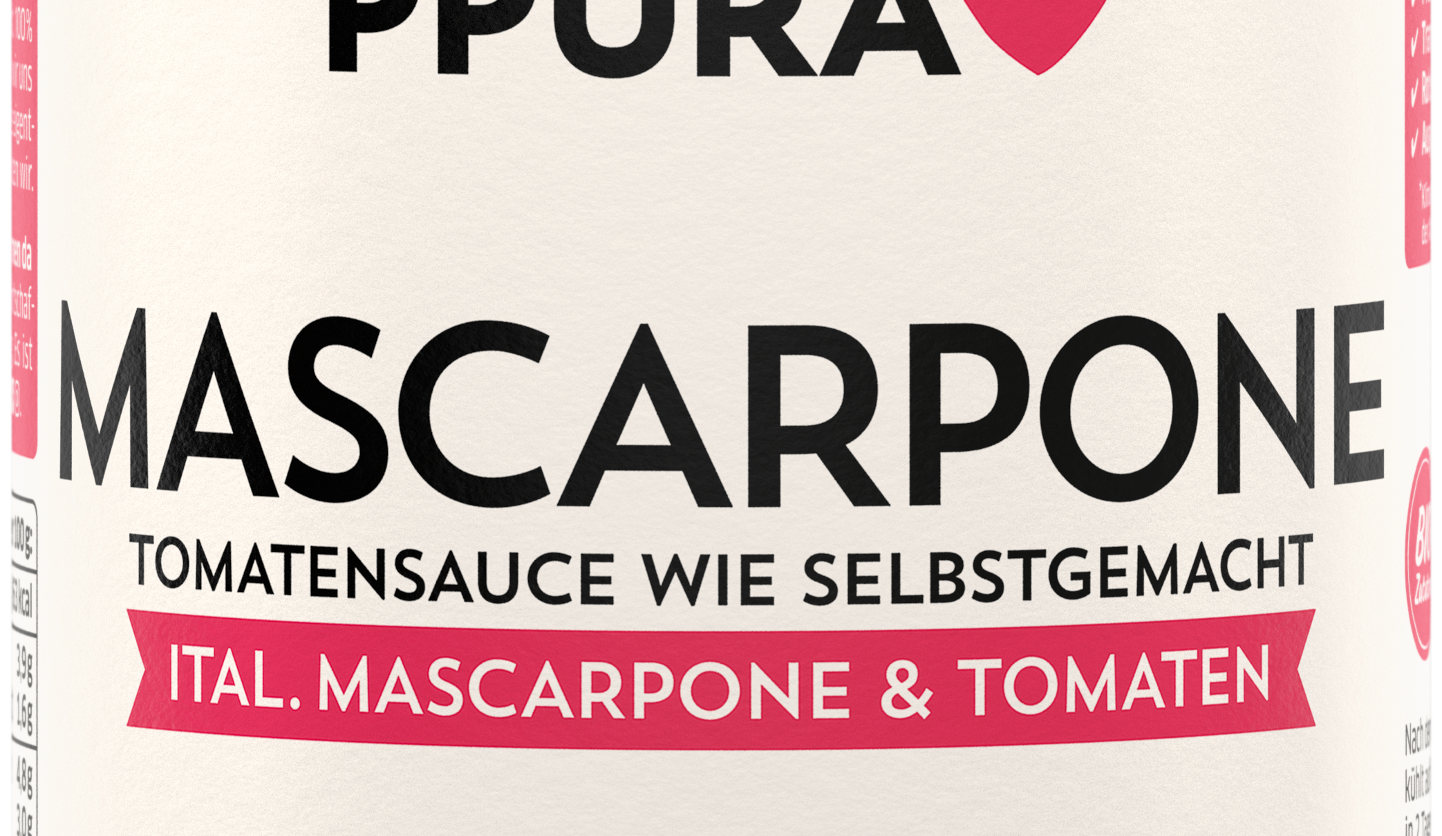 PPURA Sugo Mascarpone - 340 g