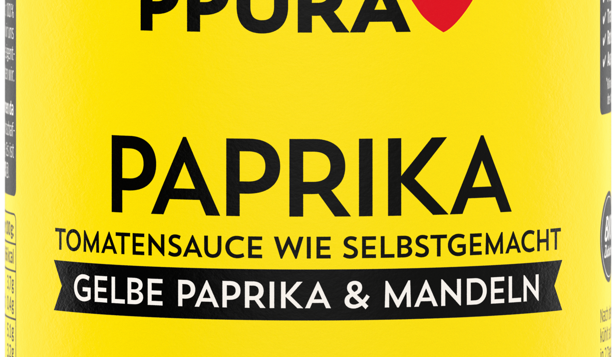 PPURA Sugo Paprika mit Mandeln - 340 g