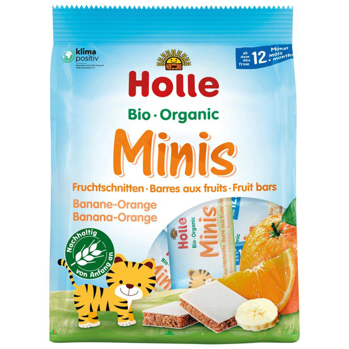 HOLLE Banane Orange Fruchtschnitte - 100 g