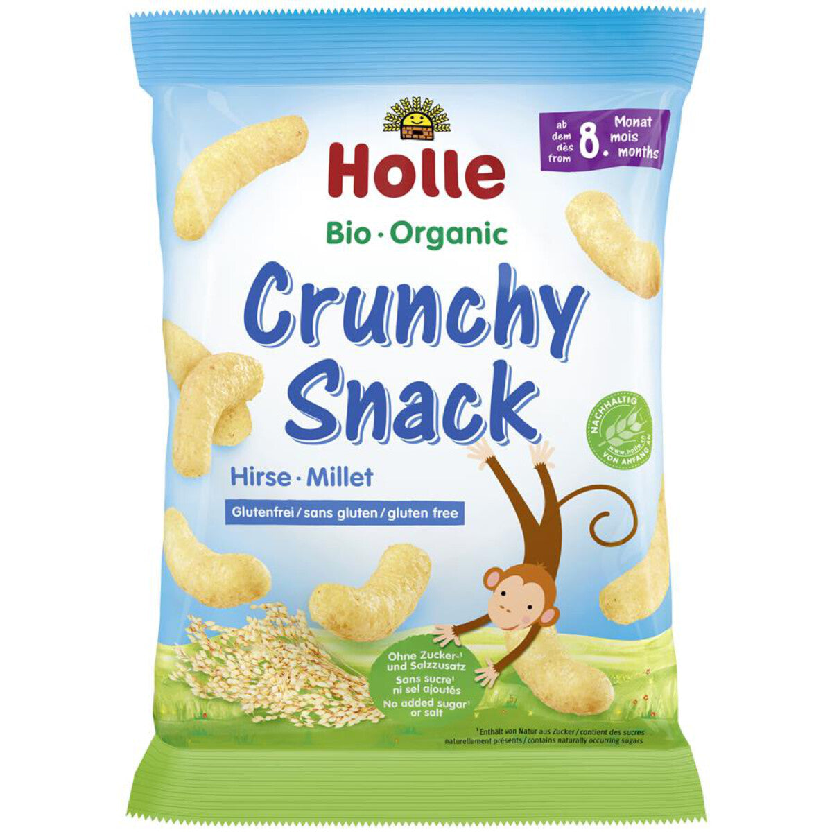 HOLLE Crunchy Snack Hirse - 25 g