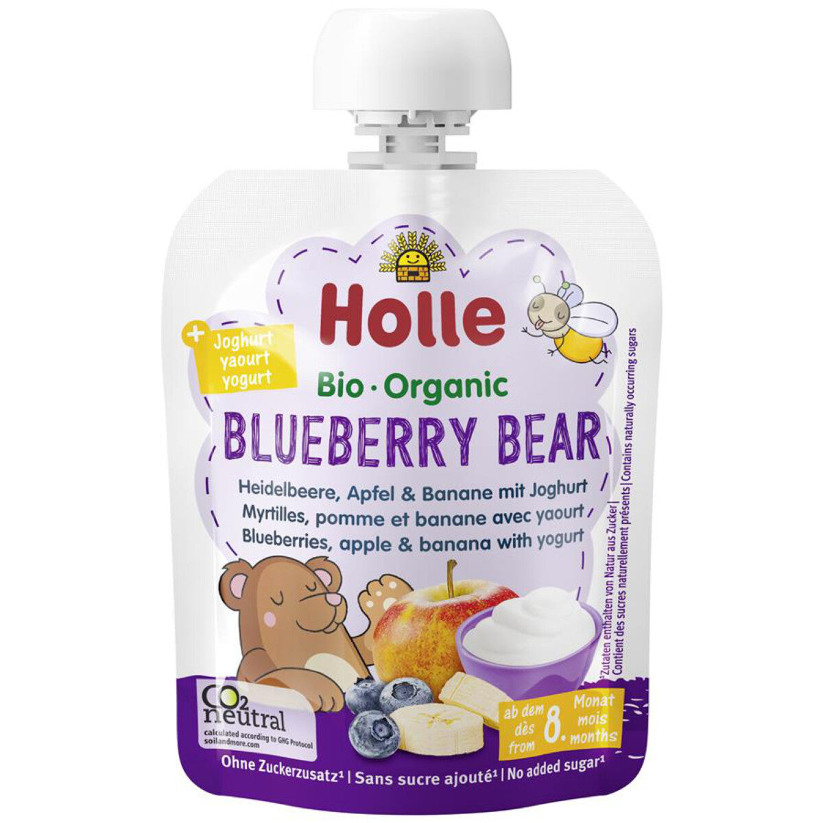 HOLLE Pouchy Blueberry Bear - 85 g