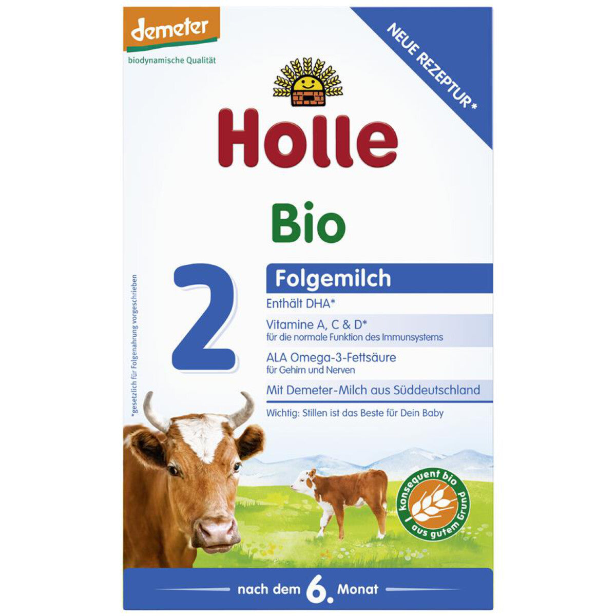 HOLLE Folgemilch 2 - 600 g