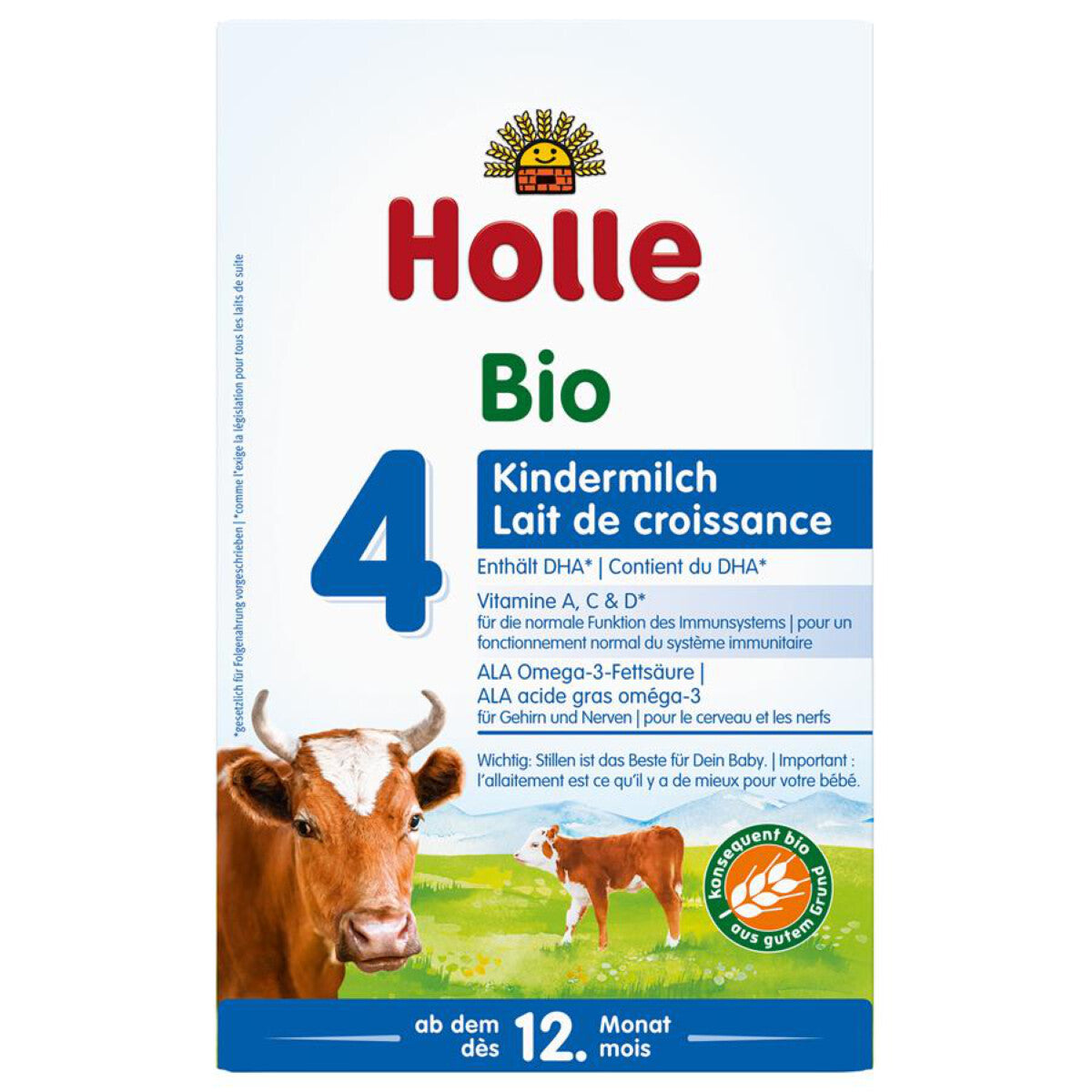 HOLLE Folgemilch 4 - 600 g