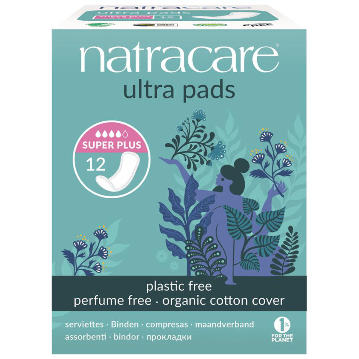 NATRACARE Damenbinden Ultra Super Plus - 12 Stk.