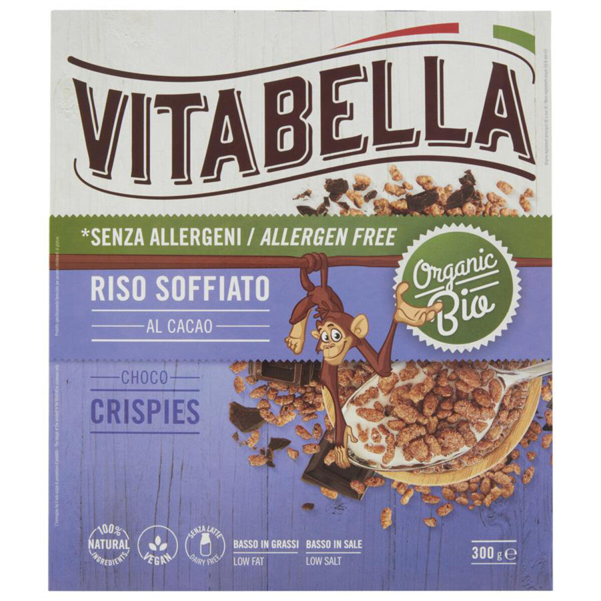 VITABELLA Schoko Reis Crispies - 300 g