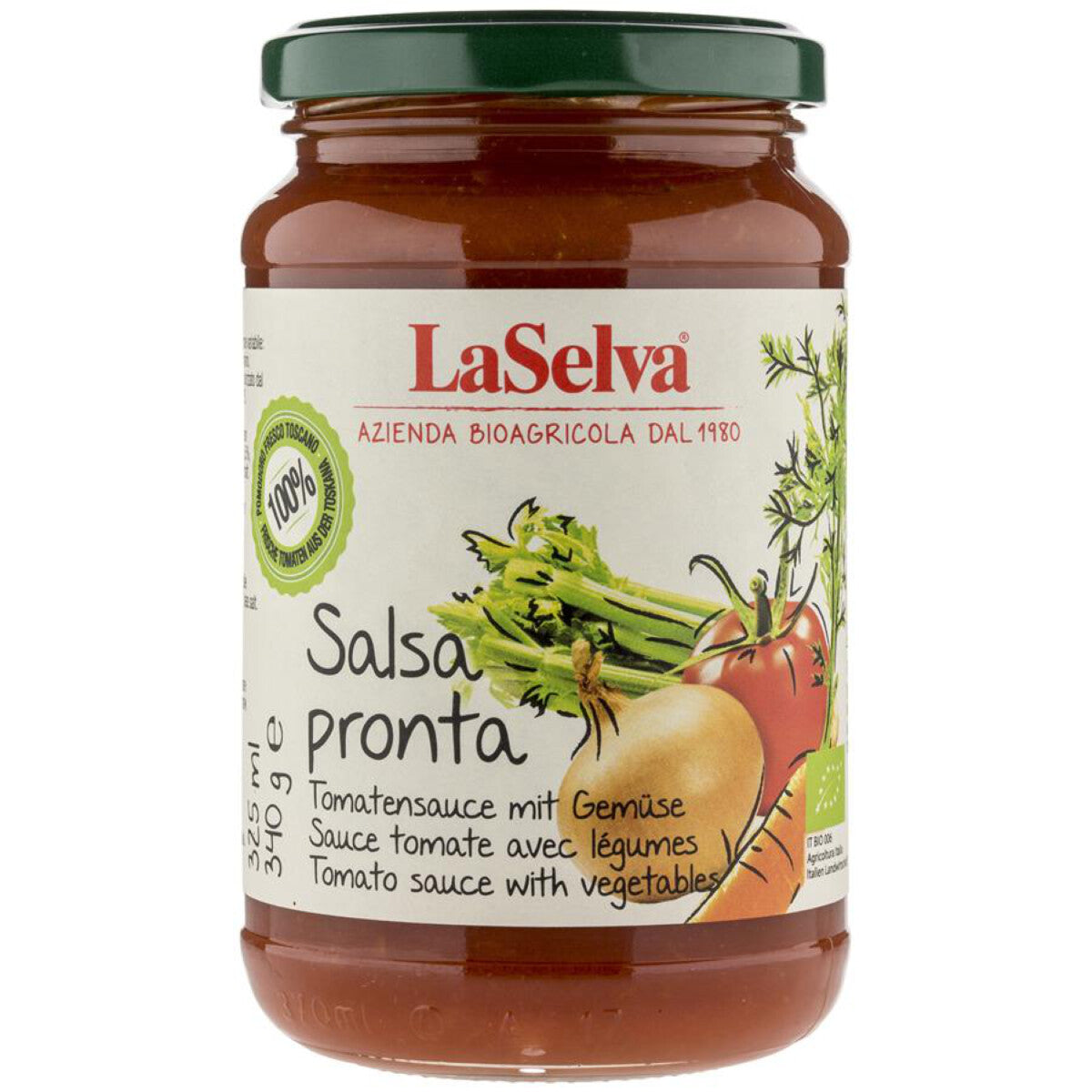 LA SELVA Salsa pronta Spaghettisauce - 340 g