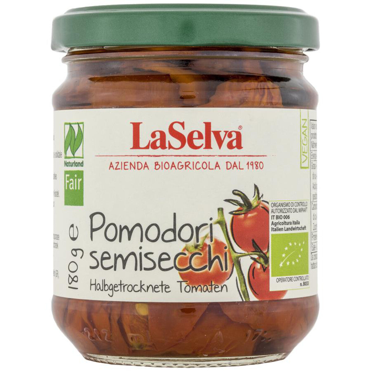 LA SELVA Halbgetrocknete Tomaten - 180 g