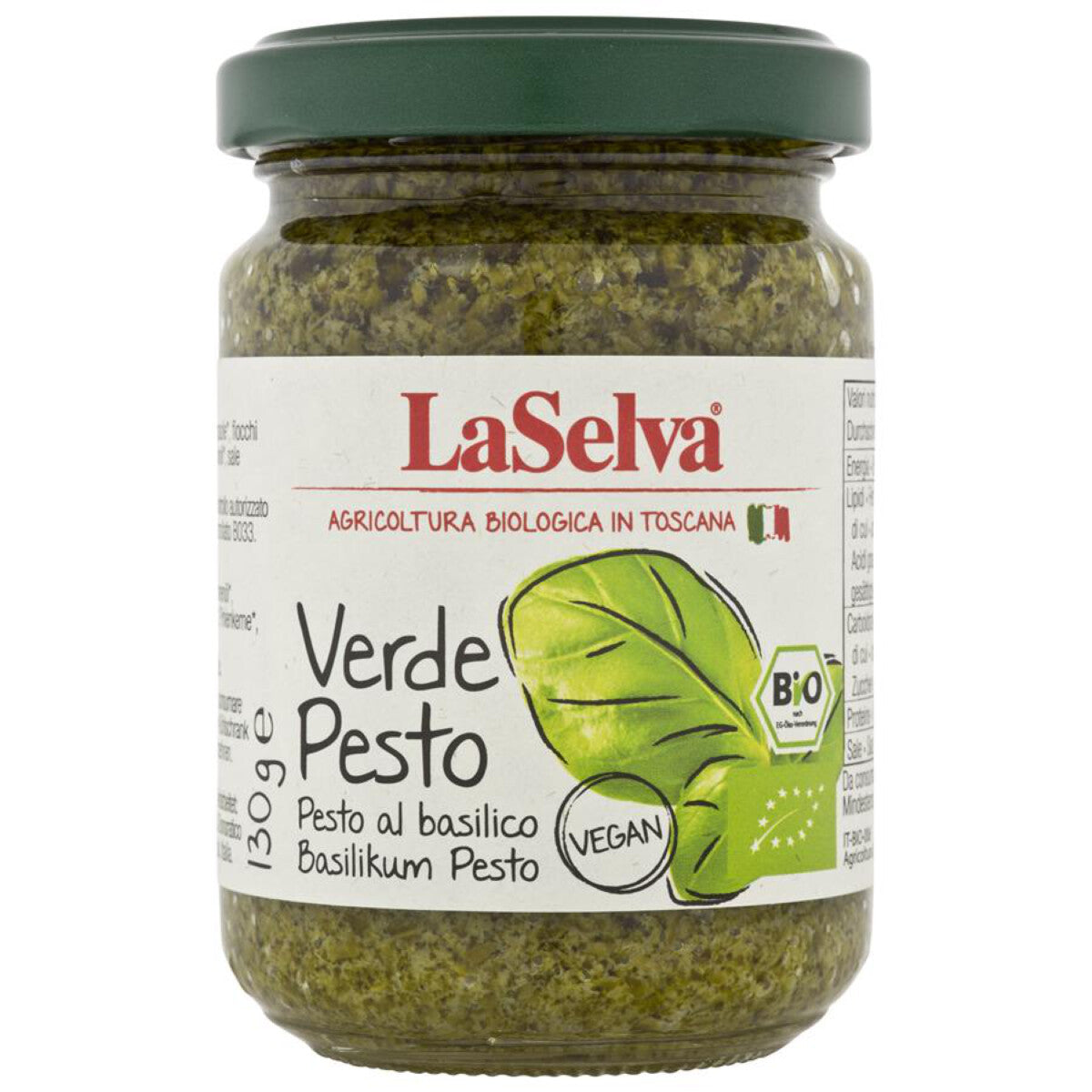 LA SELVA Verde Pesto ohne Knoblauch - 130 g