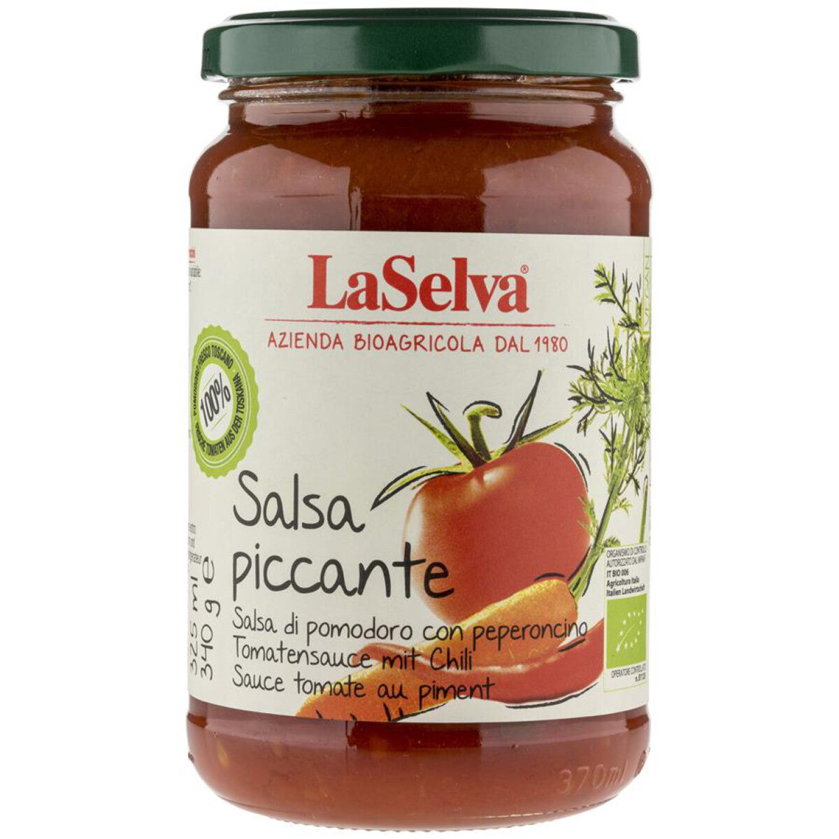 LA SELVA Salsa piccante - 340 g