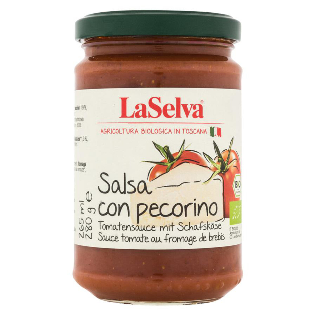 LA SELVA Tomatensauce mit Schafskäse - 280 g