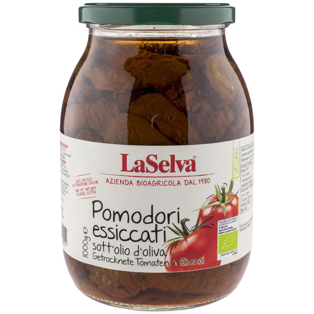LA SELVA Getrocknete Tomaten in Olivenöl - 1 kg