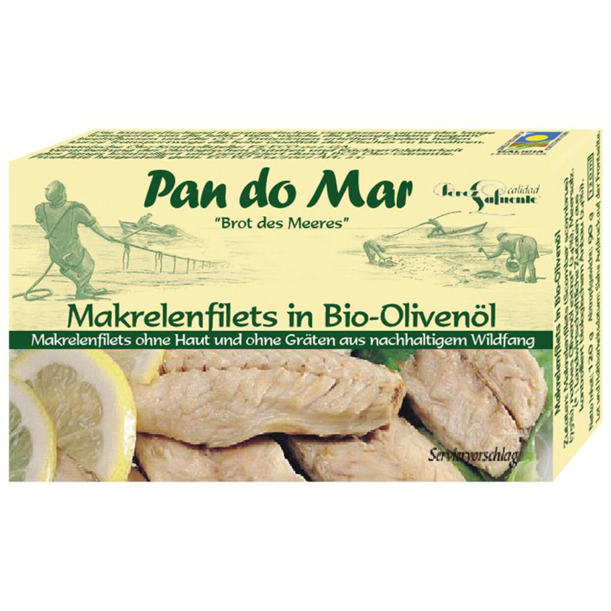 PAN DO MAR Makrelenfilets in Olivenöl - 120 g
