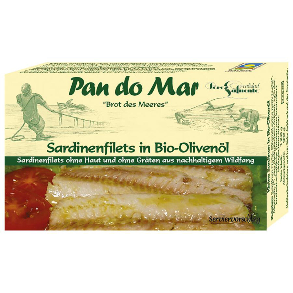 PAN DO MAR Sardinen in Olivenöl - 120 g