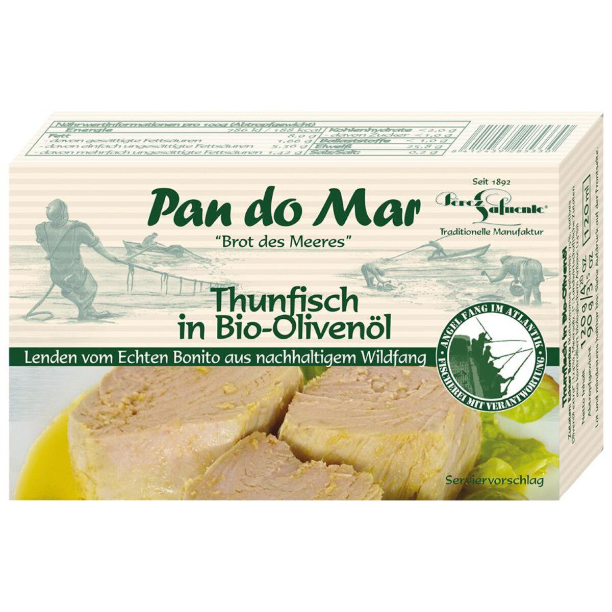 PAN DO MAR Thunfisch in Olivenöl - 120 g