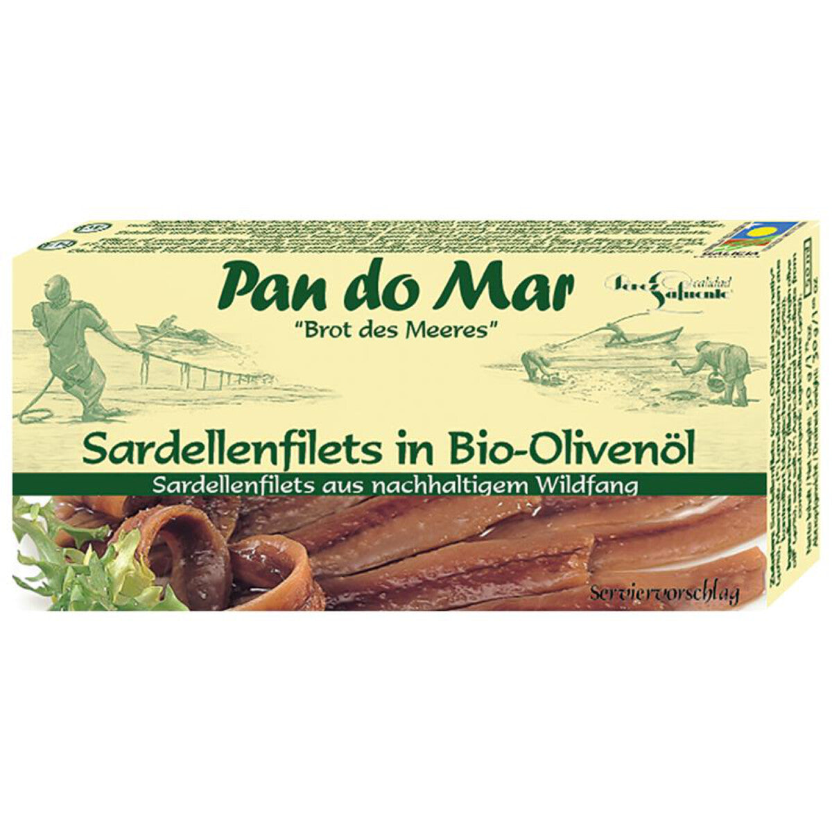 PAN DO MAR Sardellenfilets in Olivenöl - 50 g