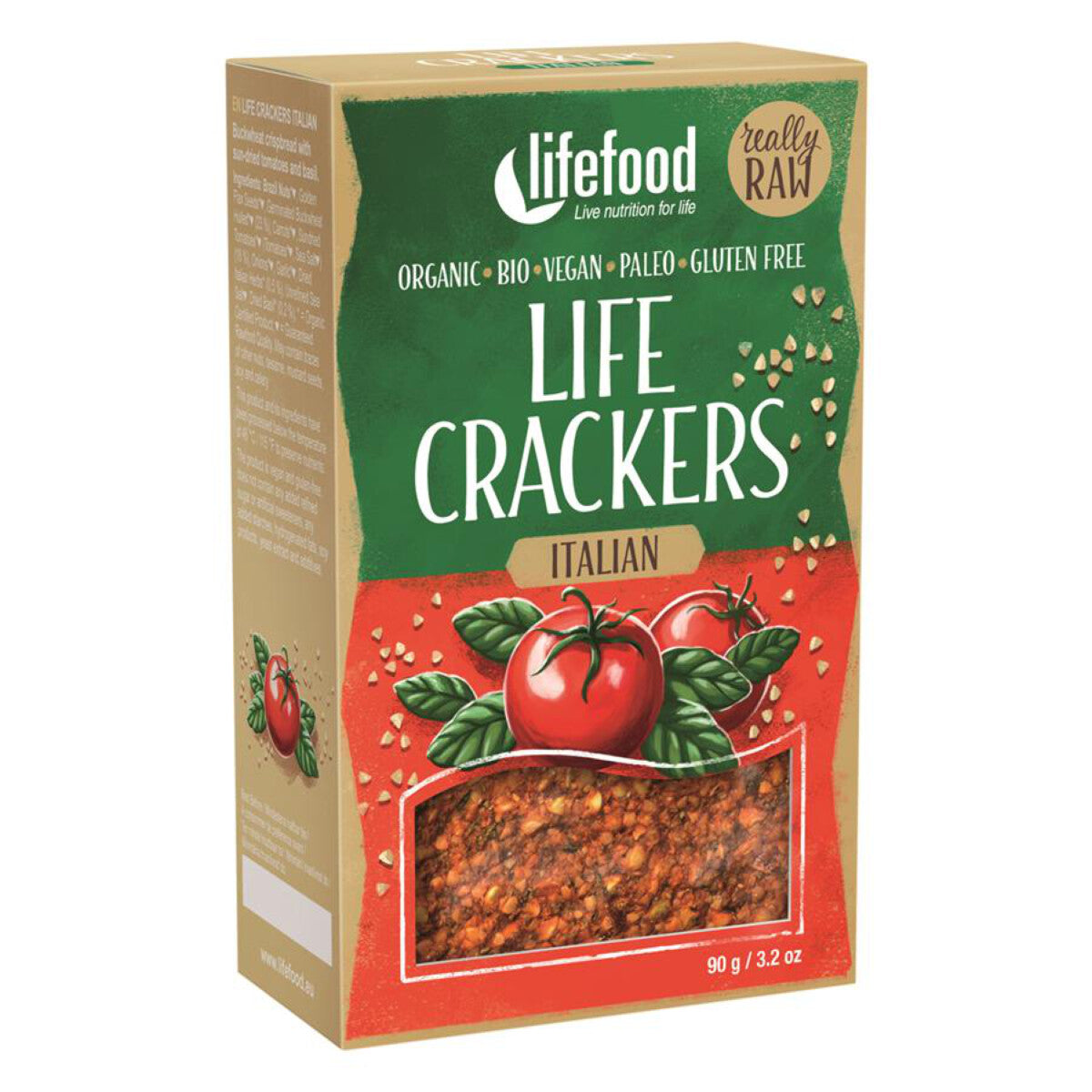 LIFEFOOD LIFEBAR Life Crackers Italienisch - 90 g